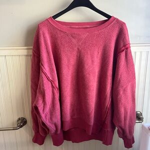 American Eagle Outfitters Pink Crew Neck Sweater